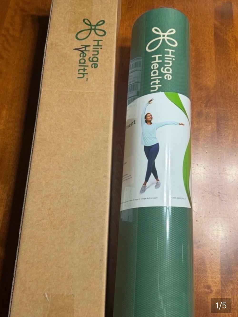Green Yoga and Exercise Mat — Brand New!